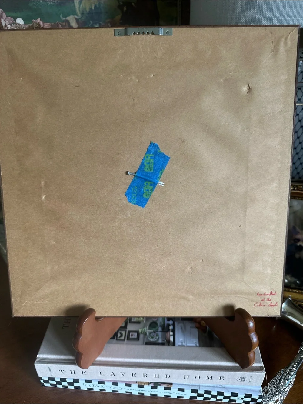 Vintage Scherenschnitte Framed Picture